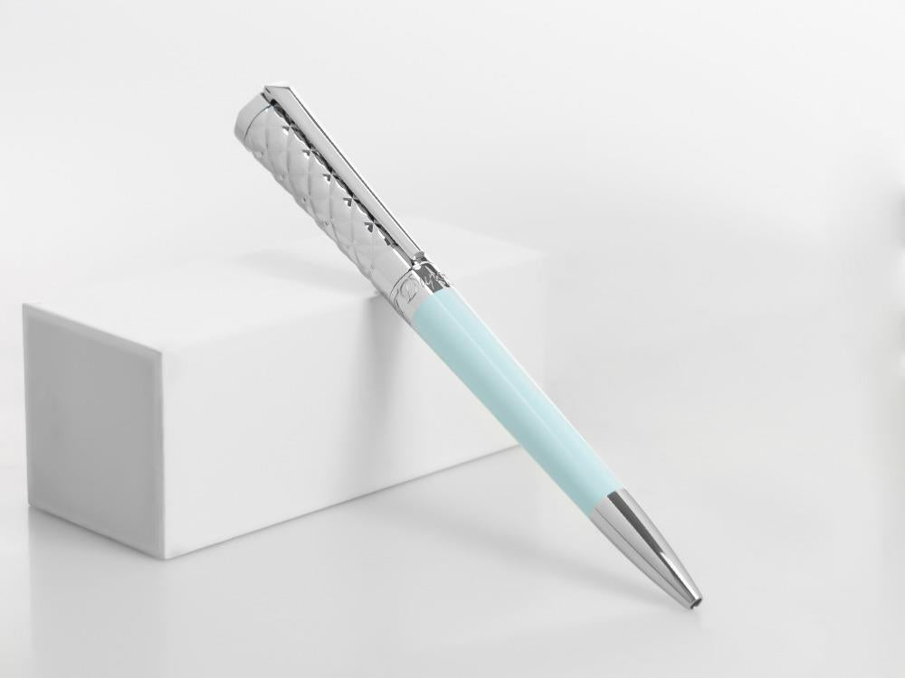 S.T. Dupont Liberté Kugelschreiber, Verchromte Akzente, Blau, 465279
