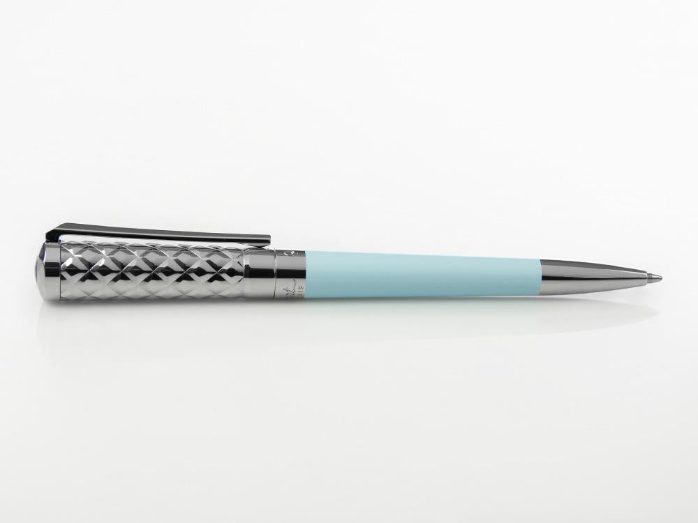 S.T. Dupont Liberté Kugelschreiber, Verchromte Akzente, Blau, 465279