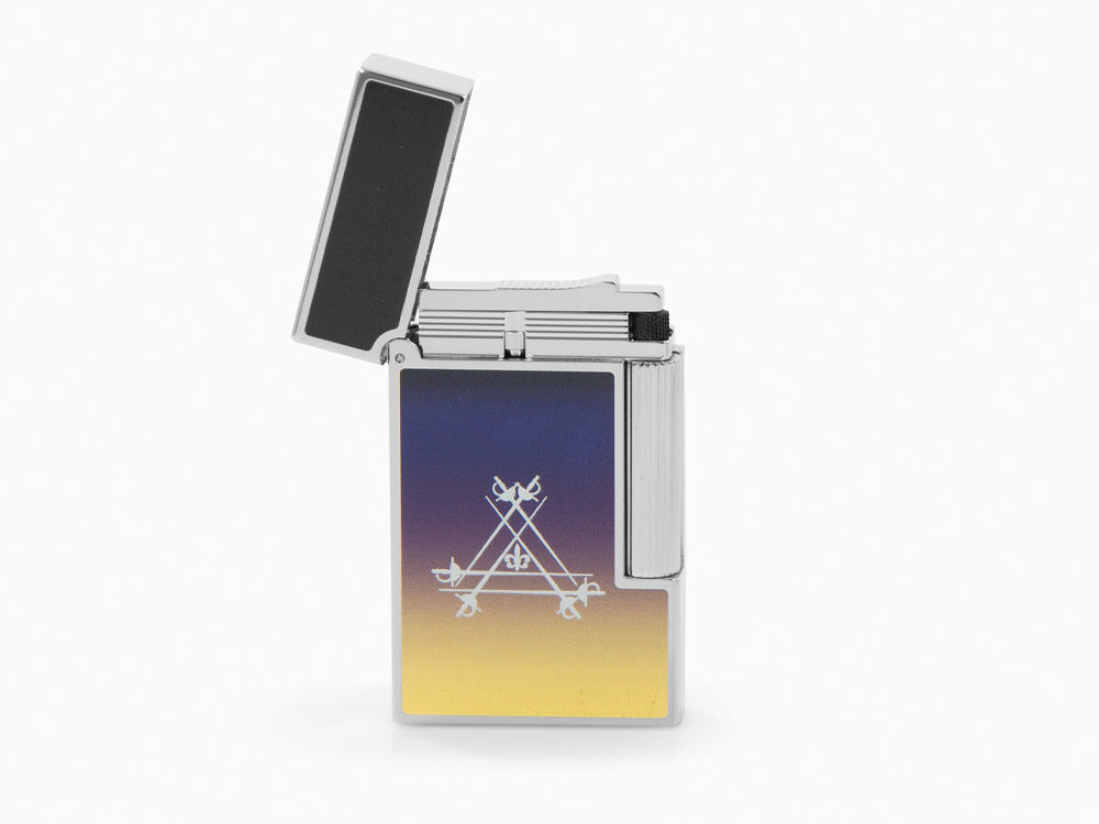 S.T. Dupont Ligne 2 Montecristo La Nuit Feuerzeug, Palladium Akzenten, , C16035