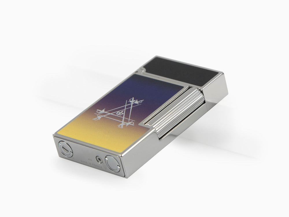 S.T. Dupont Ligne 2 Montecristo La Nuit Feuerzeug, Palladium Akzenten, , C16035