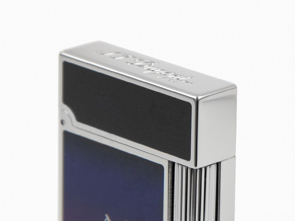 S.T. Dupont Ligne 2 Montecristo La Nuit Feuerzeug, Palladium Akzenten, , C16035