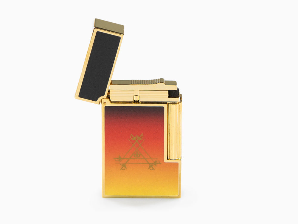 S.T. Dupont Ligne 2 Cling Montecristo, Le Crépuscule Feuerzeug, Orange, C16036