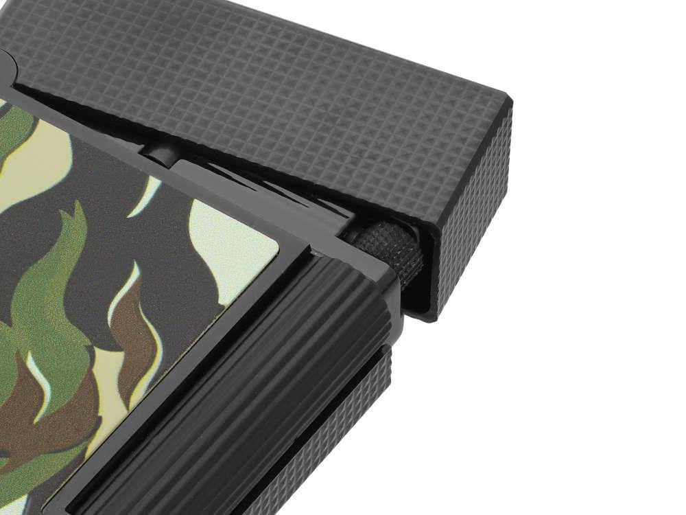 S.T. Dupont Camo Ligne 2 Feuerzeug, Metalle, Grün, Limitierte Auflage, C16050