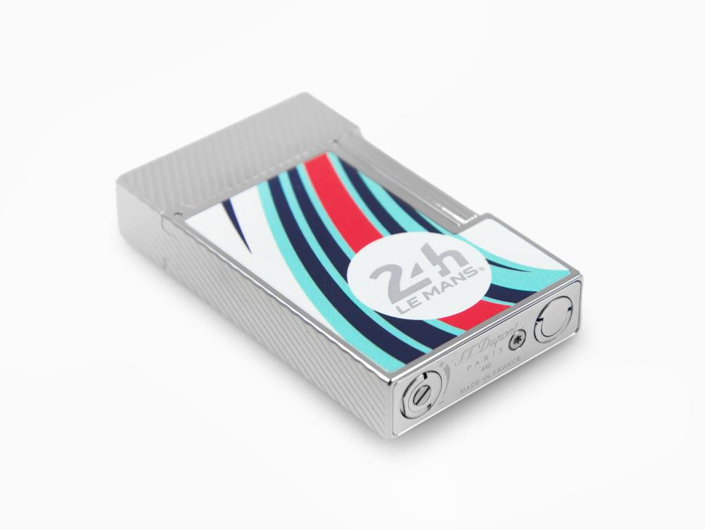 S.T. Dupont 24H Du Mans Ligne 2 Feuerzeug, Palladium, Weiss, C16088