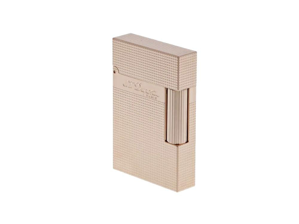 S.T. Dupont Ligne 2 Small Micro Diamond Feuerzeug, Palladium, Roségold, C18691