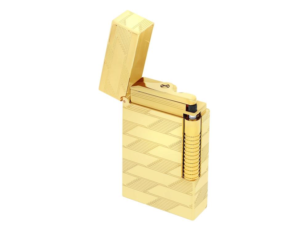 S.T. Dupont Le Grand Monogram 1872 Feuerzeug, Golden, Limitierte Auflage, C23178