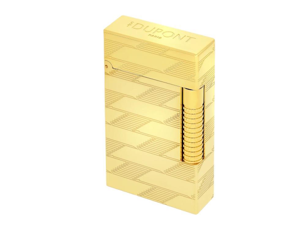S.T. Dupont Le Grand Monogram 1872 Feuerzeug, Golden, Limitierte Auflage, C23178