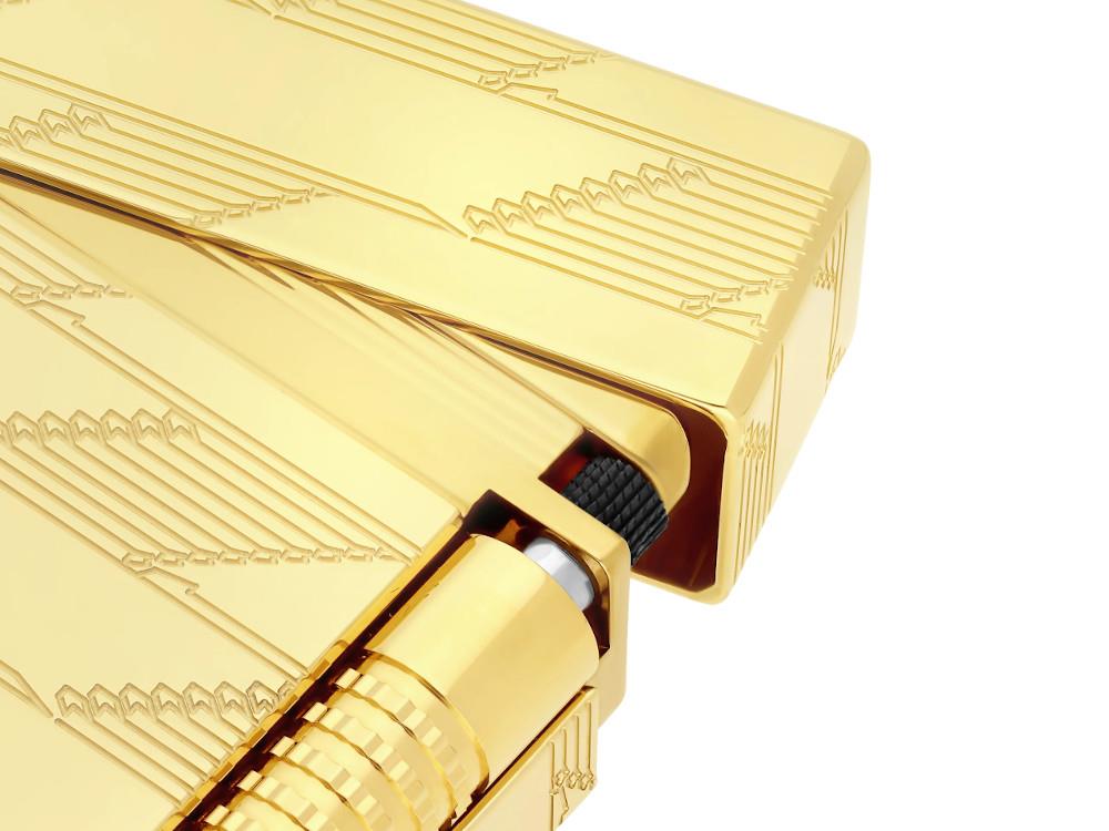 S.T. Dupont Le Grand Monogram 1872 Feuerzeug, Golden, Limitierte Auflage, C23178