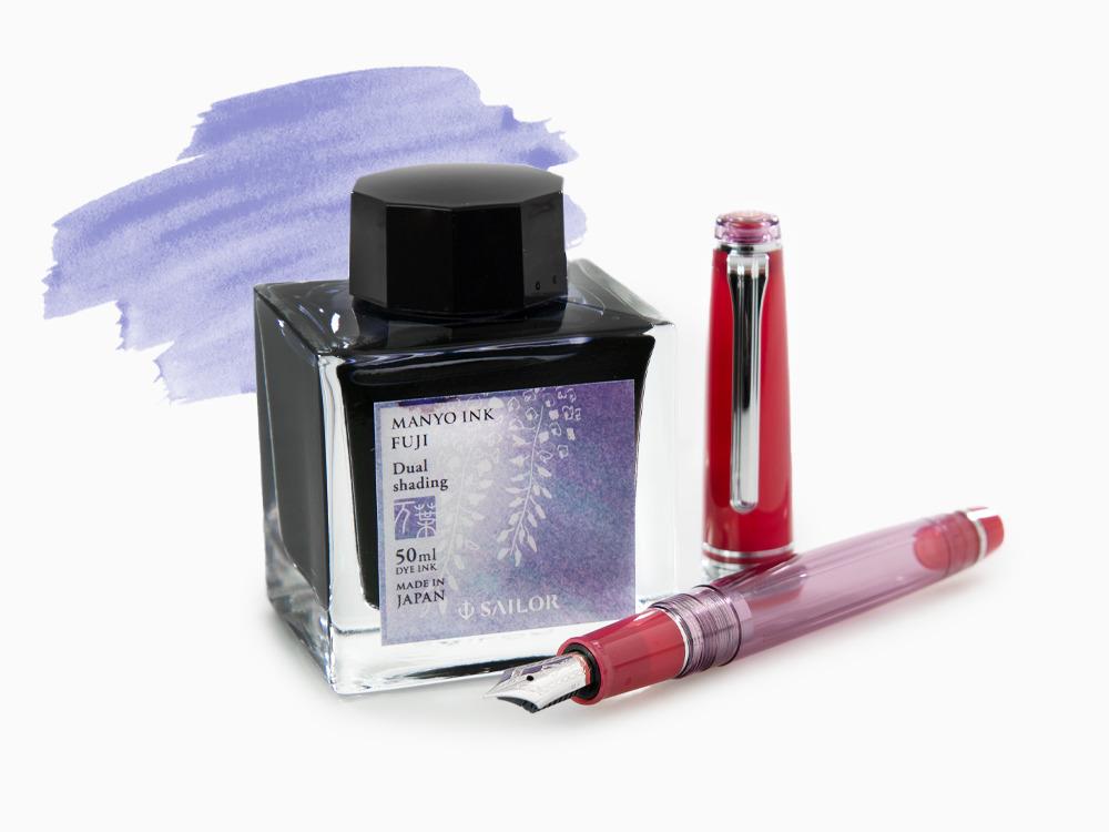 Sailor PG Slim Manyo II Wisteria Füllfederhalter, 10-2561-351