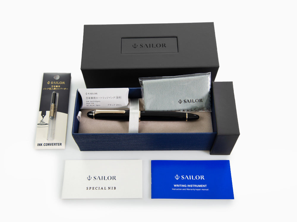 Sailor Special Nib Naginata Fude De Mannen Füllfederhalter, 21K Gold
