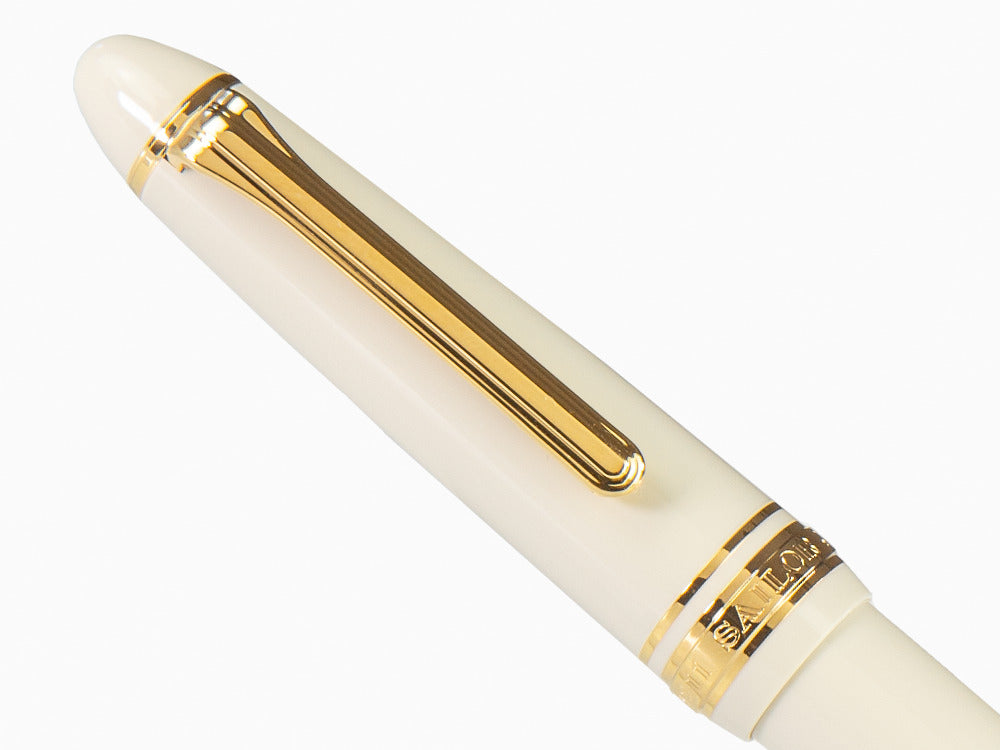 Sailor 1911 Standard Series Füller, Edelharz, Ivory, Gold, 11-1219-417