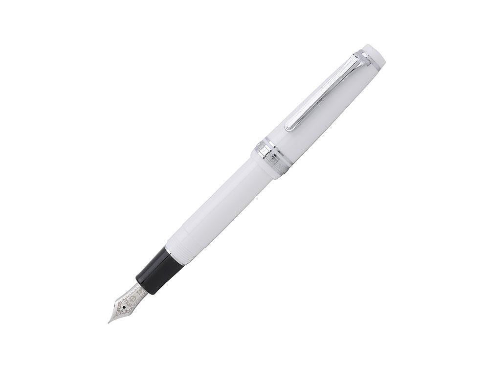 Sailor Professional Gear Slim Silver Füller, Weiss, Rhodinierte