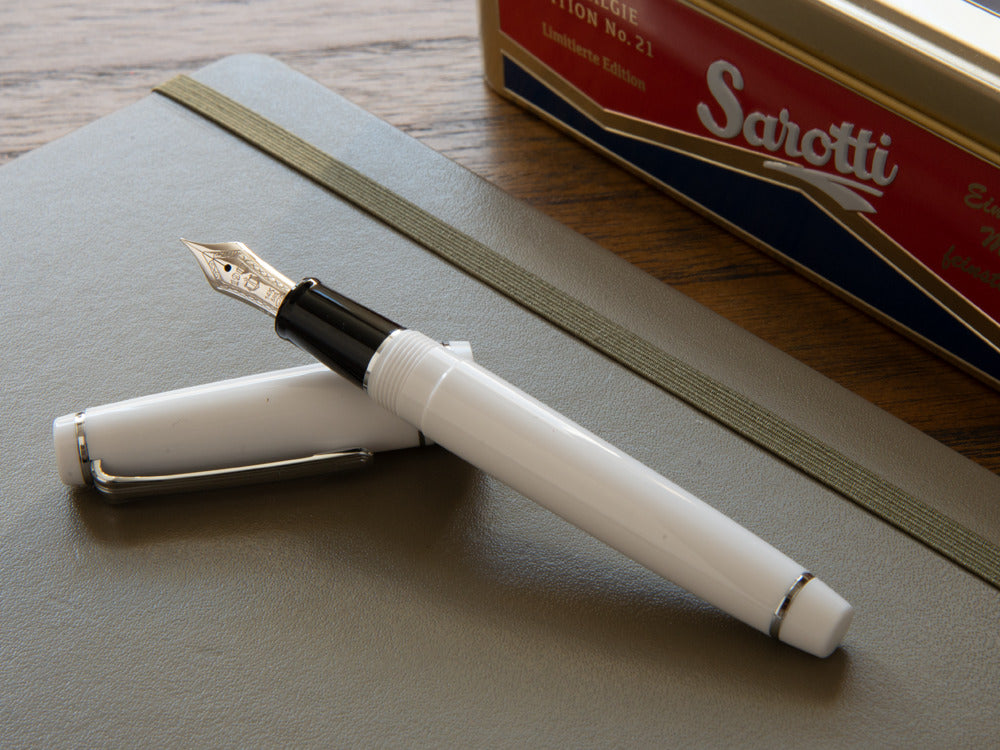 Sailor Professional Gear Slim Silver Füller, Weiss, Rhodinierte