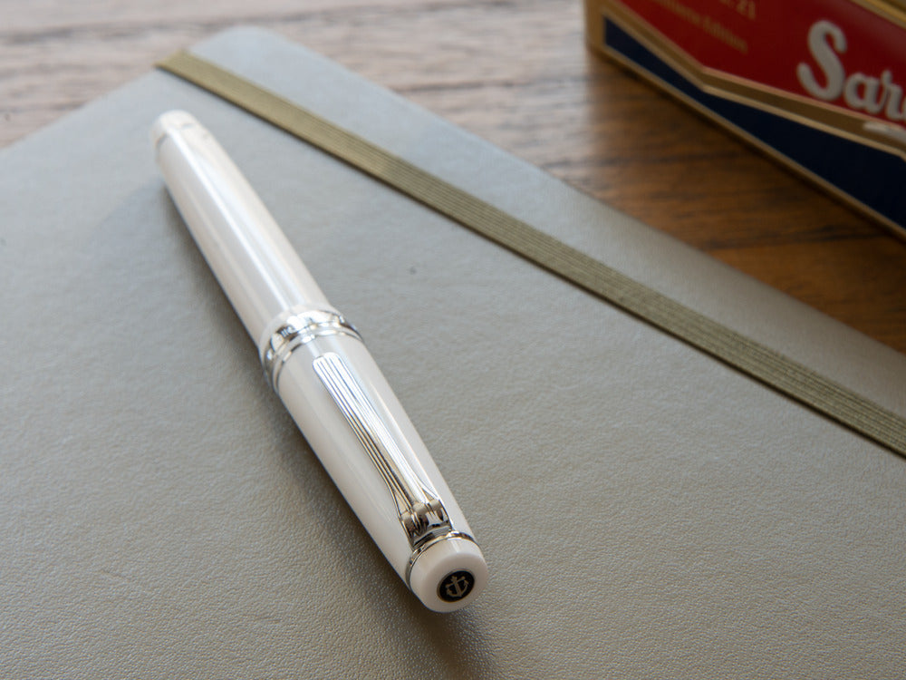 Sailor Professional Gear Slim Silver Füller, Weiss, Rhodinierte
