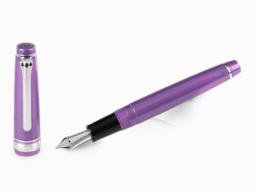 Sailor Professional Gear Slim Silver Füller Metallic Violet, Rhodinierte