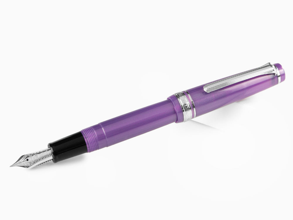 Sailor Professional Gear Slim Silver Füller Metallic Violet, Rhodinierte