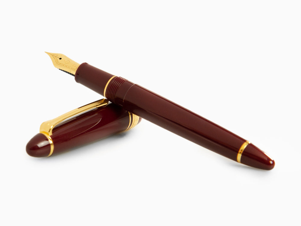 Sailor 1911 Standard Series Füllfederhalter, Maroon, Gold, 11-1521-432