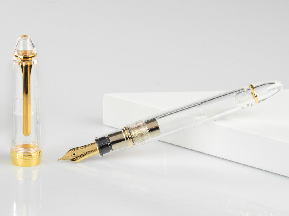 Sailor 1911 Large Series Füller, Demonstrator, 24K Gold, 11-2001-400