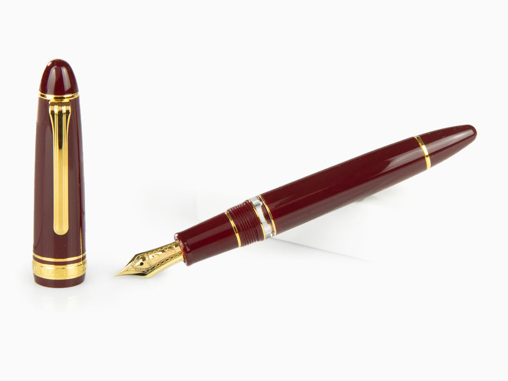 Sailor 1911 Series Realo Füller, Edelharz, Maroon, Gold, 11-3924-432