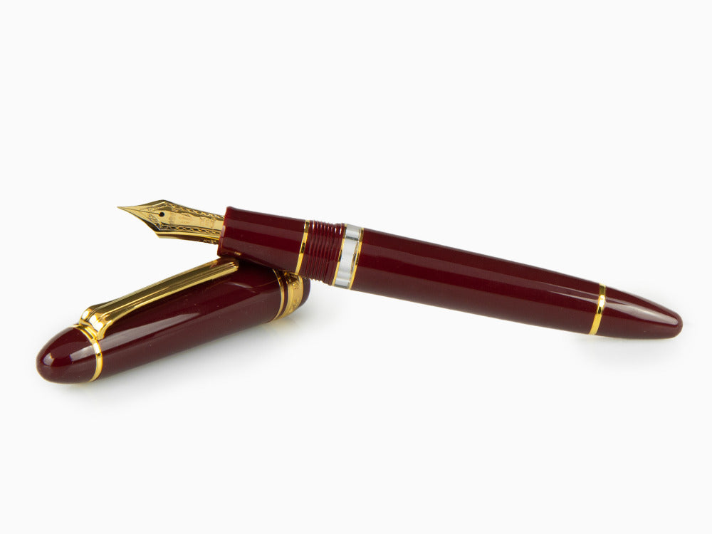 Sailor 1911 Series Realo Füller, Edelharz, Maroon, Gold, 11-3924-432