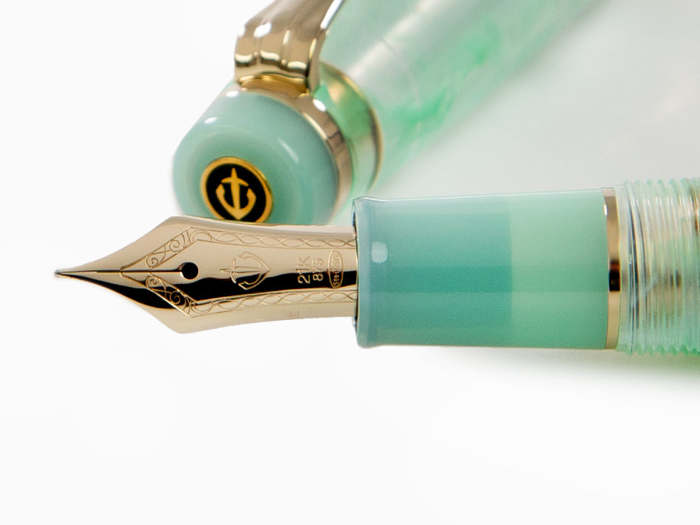 Sailor PG Veilio Pearl Mint Füllfederhalter, 21K Gold, 11-5045-467