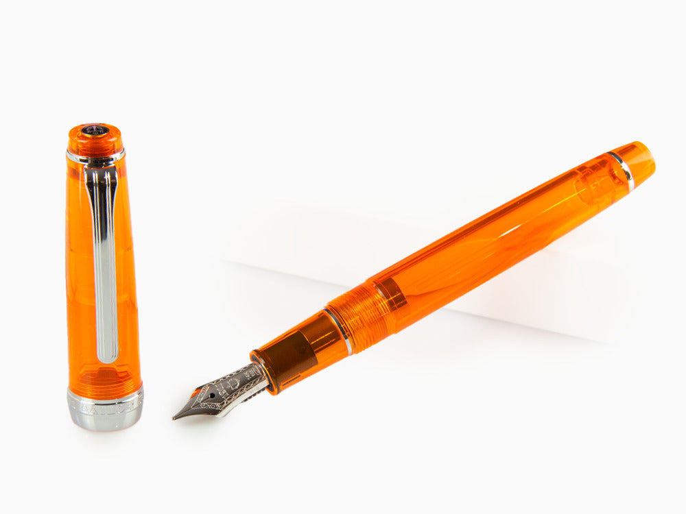 Sailor Professional Gear Slim Demonstrator Füllfer, Orange, Chrom