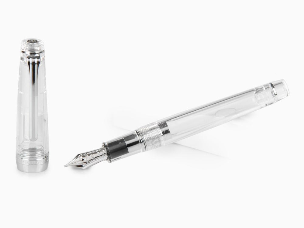 Sailor Professional Gear Slim Demonstrator Silver Füllfer, Chrom