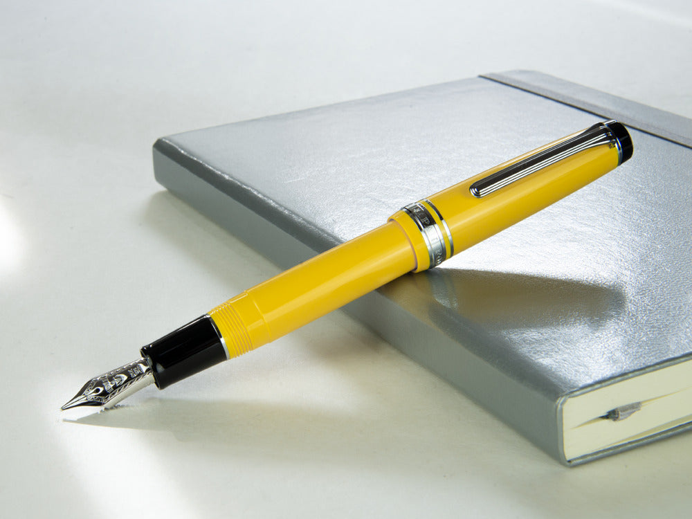 Sailor Professional Gear Füllfer, Edelharz, Gelb, Chrom, 11-9280-470