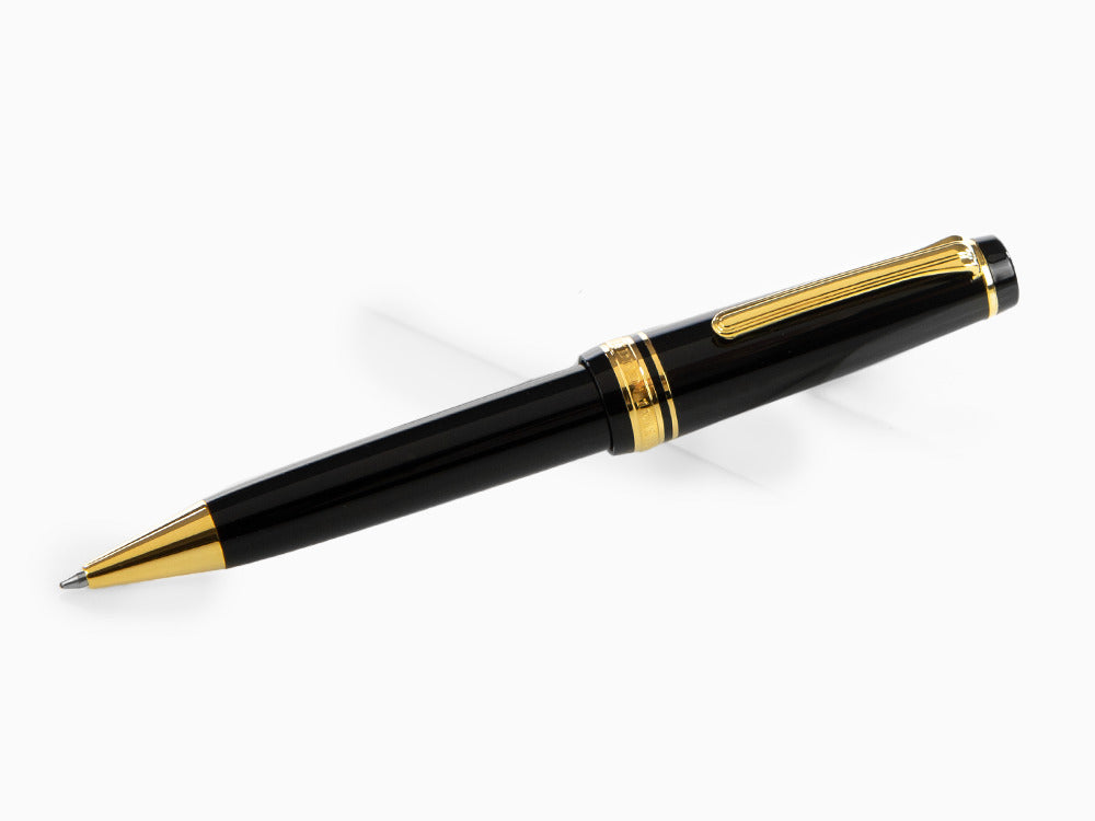 Sailor Professional Gear Gold Kugelschreiber, Schwarz, 24K Gold, 16-1036-620