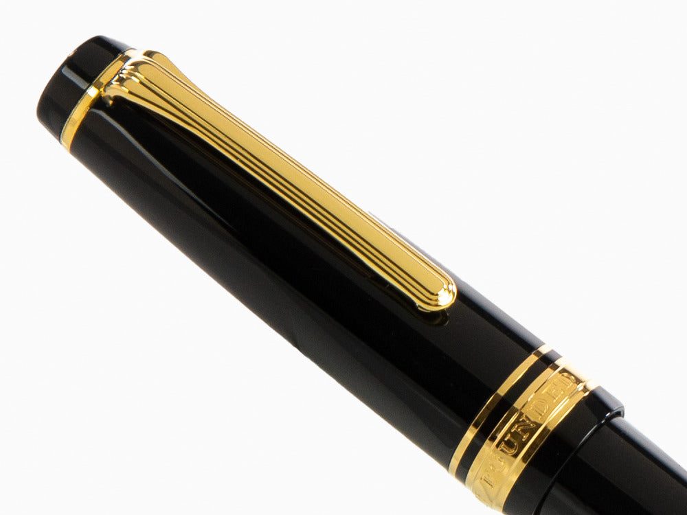 Sailor Professional Gear Gold Kugelschreiber, Schwarz, 24K Gold, 16-1036-620