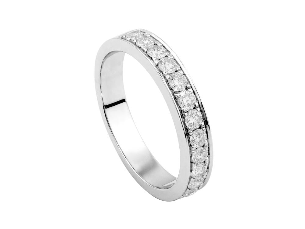 Solitario Ehering, 18K Weißgold, 1 ct, LRW60105-14