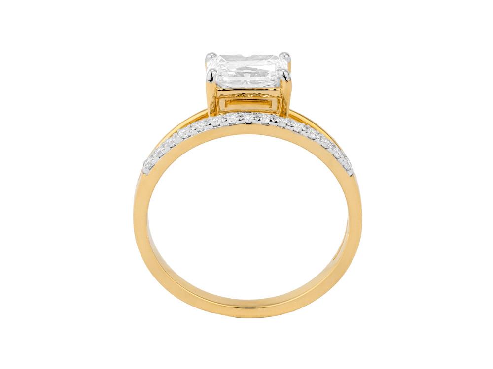 Solitario Ring aus 18K Gold 1.1ct, LRY00129-007-13