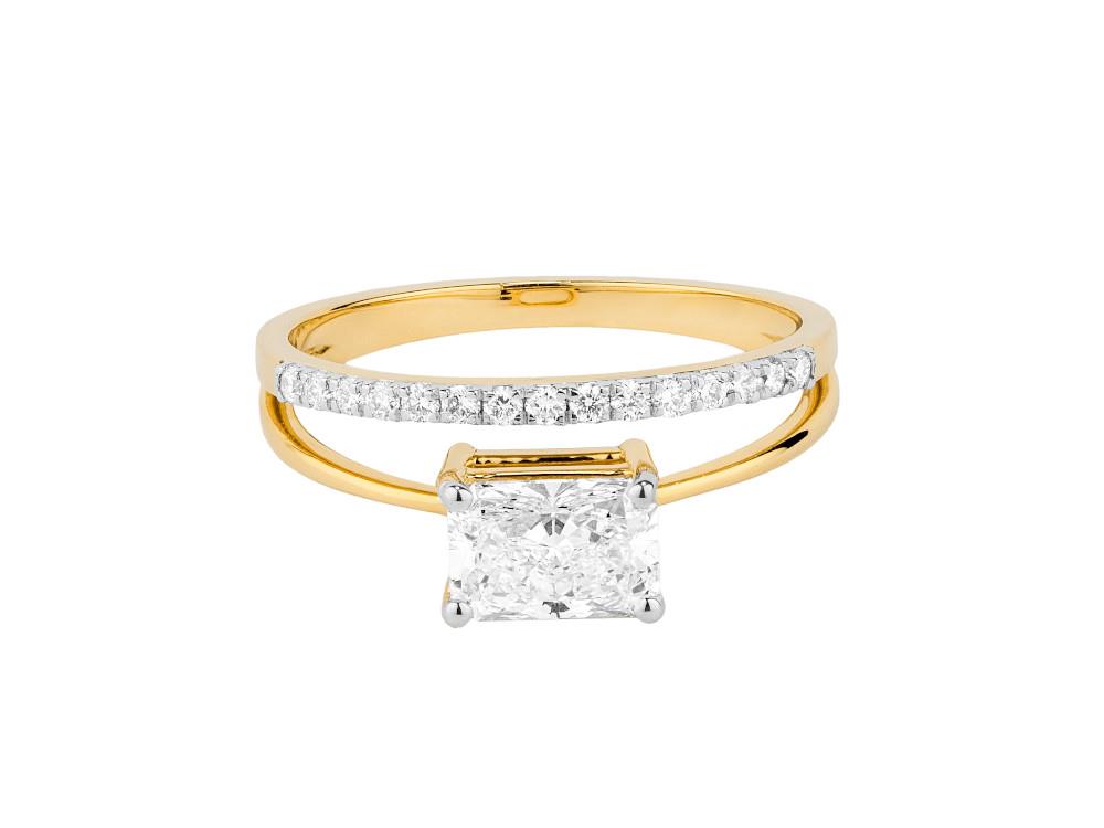 Solitario Ring aus 18K Gold 1.1ct, LRY00129-007-13