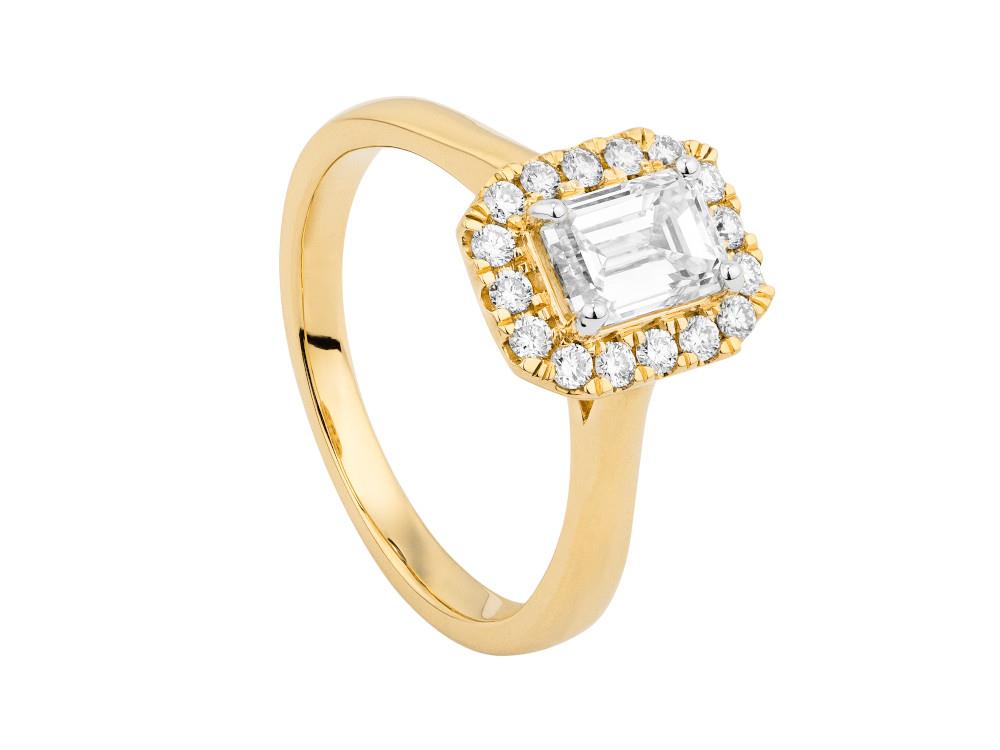 Solitario Solitär-Ring aus 18K Gold 1.2 ct, LRY00135-095-13