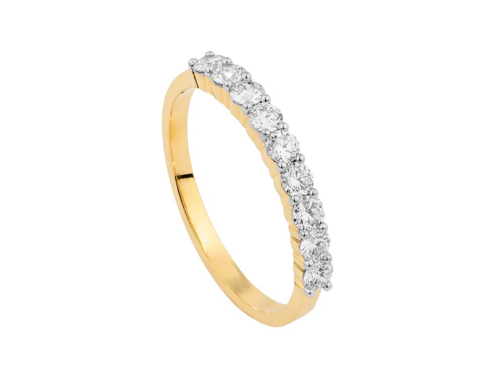 Solitario Ehering 18K Gold 0.5 ct, LRY60103-14