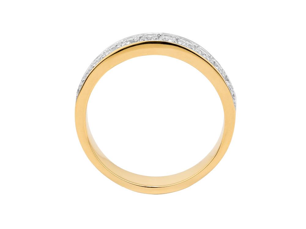 Solitario Ehering 18K Gold 1 ct, LRY60105-15