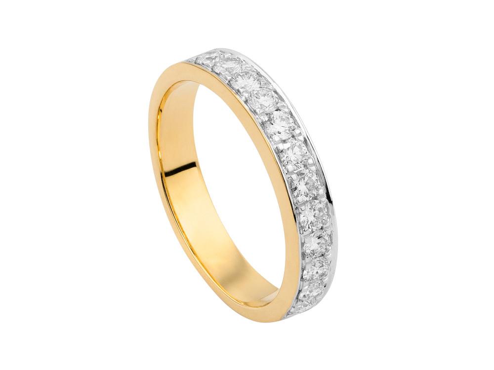 Solitario Ehering 18K Gold 0.5 ct, LRY60106-14