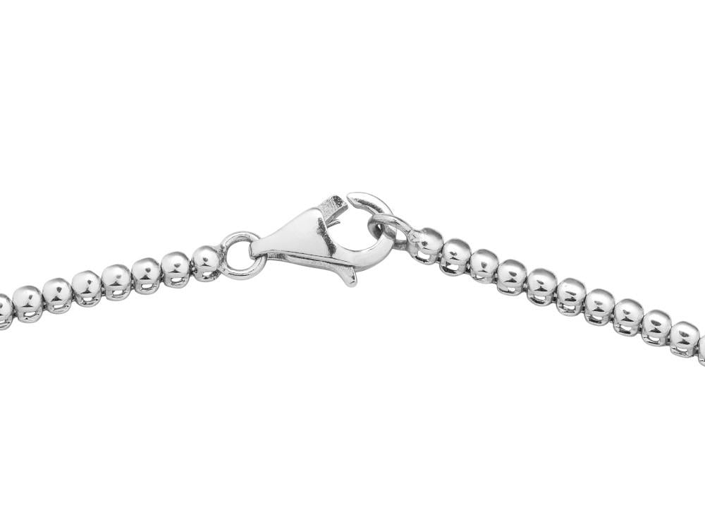 Solitario Rivière-Halskette aus 18K Weißgold 3.5 ct, OAW10051