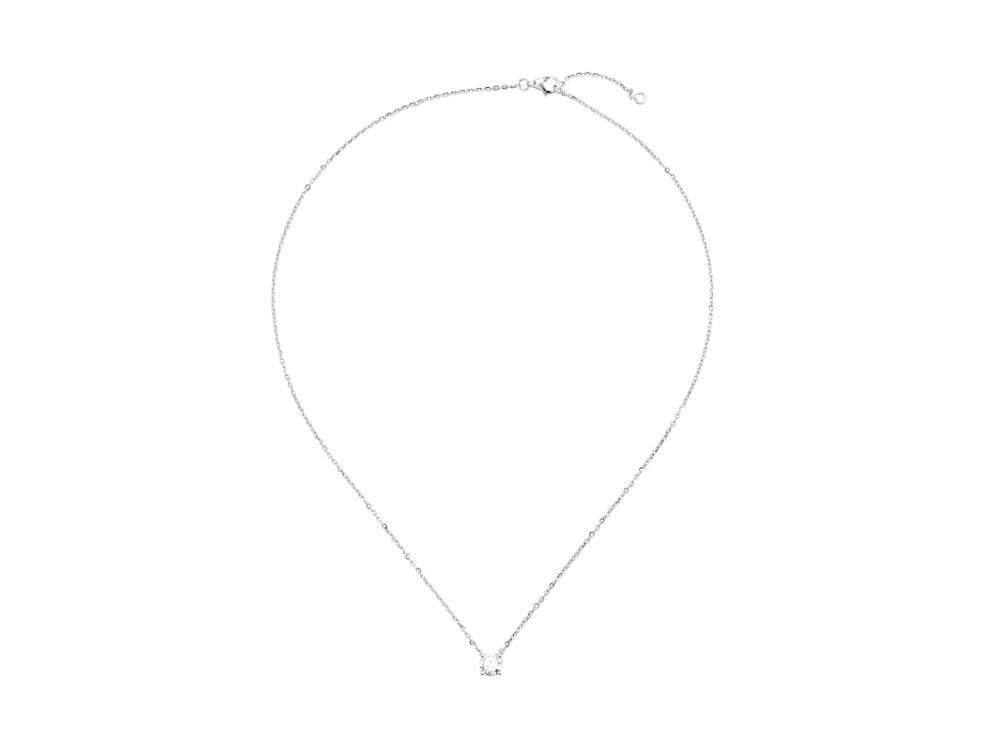 Solitario Anhänger mit Brillantschliff aus 14K Weißgold 1 ct, PSW10226