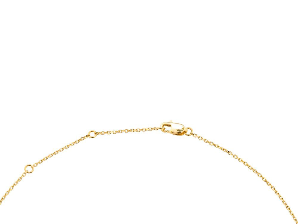 Solitario Anhänger mit Prinzessschliff aus 18K Gold 1 ct, PY11678F