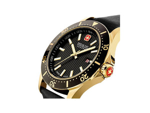 Swiss Military Hanowa Land Flagship X Quartz Uhr, Gold, Schwarz, SMWGB2100611