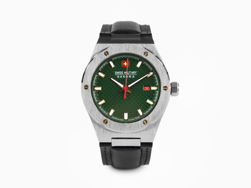 Swiss Military Hanowa Land Sidewinder Quartz Uhr, Grün, 43 mm, SMWGB2101602