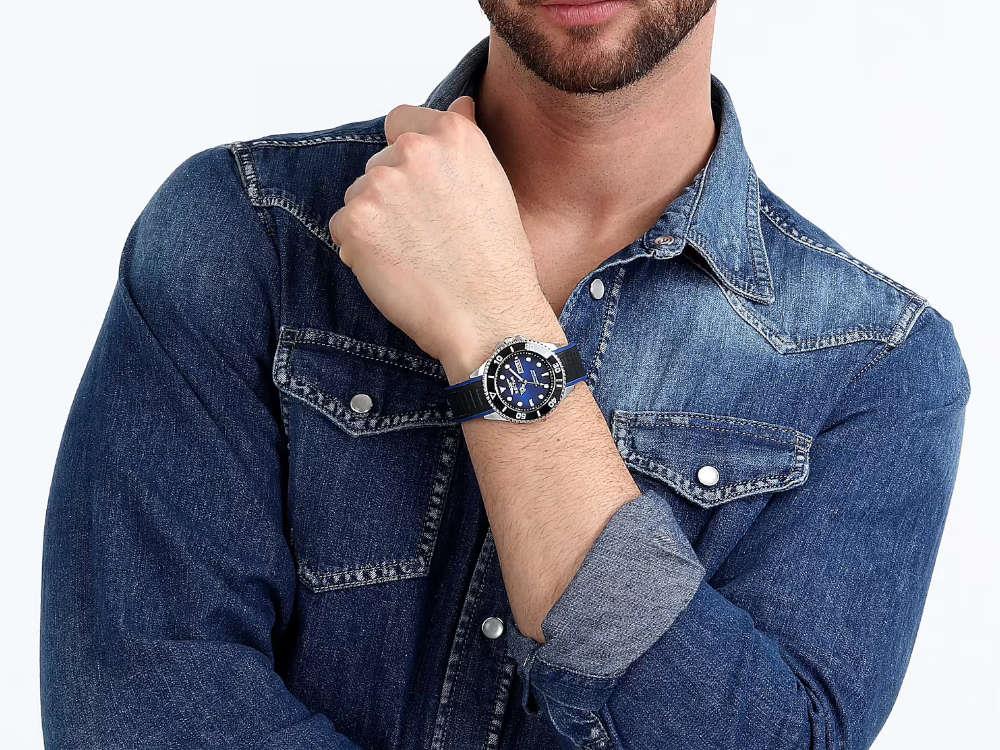 Sector No Limits 230 Automatik Uhr, Blau, 43 mm, R322116003