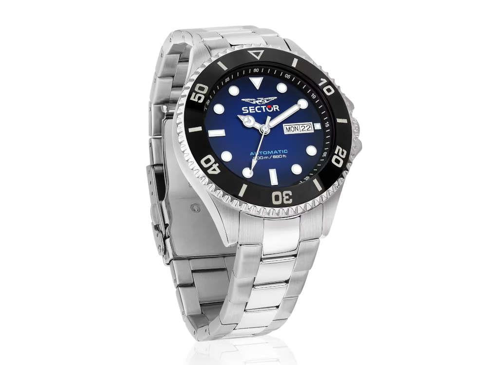 Sector No Limits 230 Automatik Uhr, Blau, 43 mm, R322116003