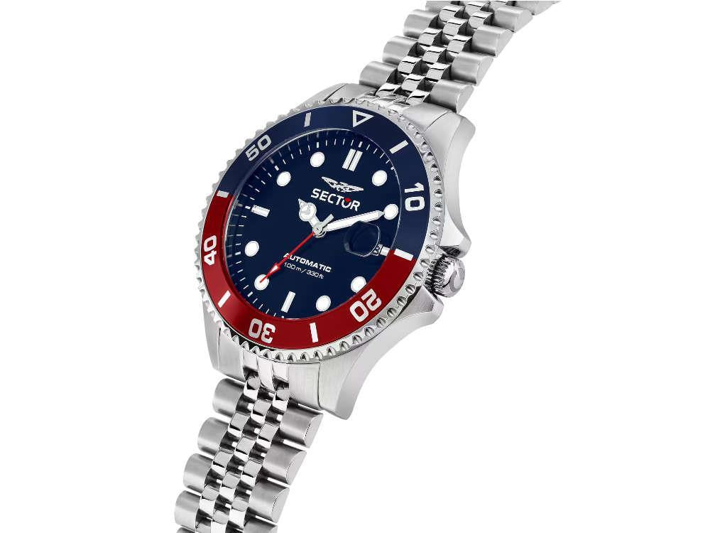 Sector No Limits 230 Automatik Uhr, Blau, 43 mm, R3223161018