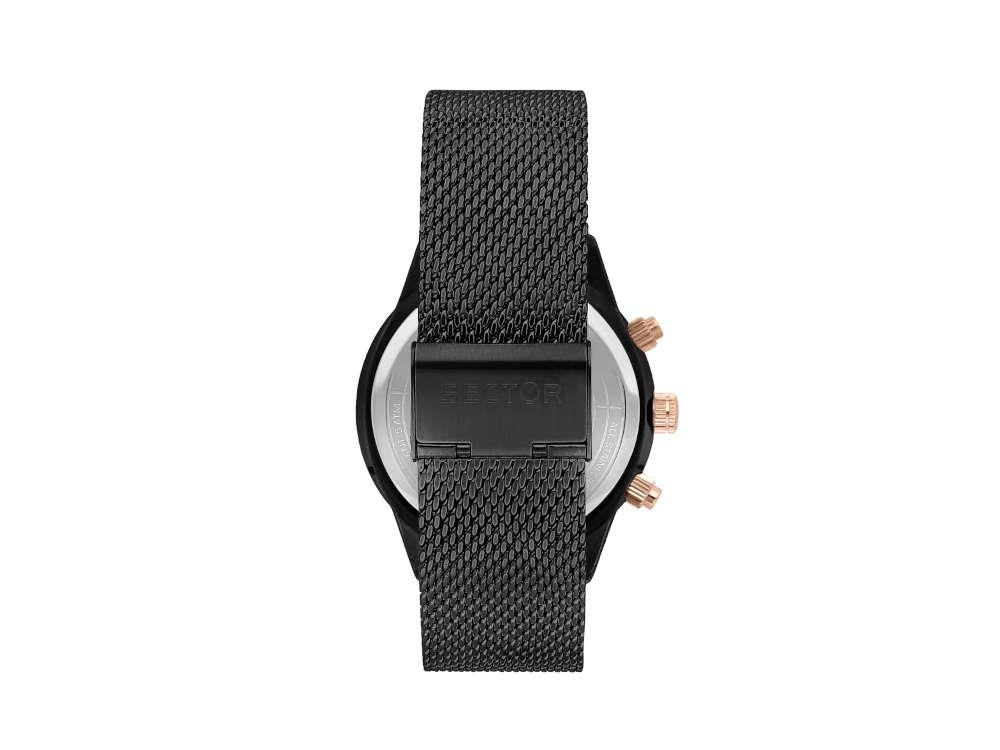 Sector No Limits 670 Quartz Uhr, PVD, Schwarz, 45 mm, R3253540002