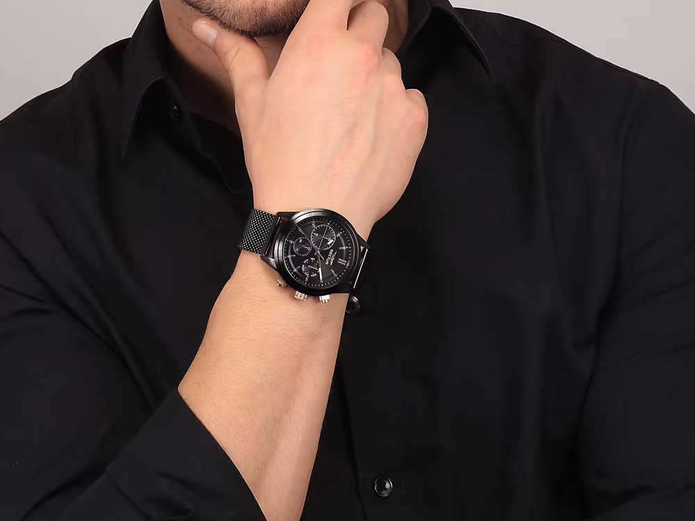 Sector No Limits 670 Quartz Uhr, PVD, Schwarz, 45 mm, R3253540002