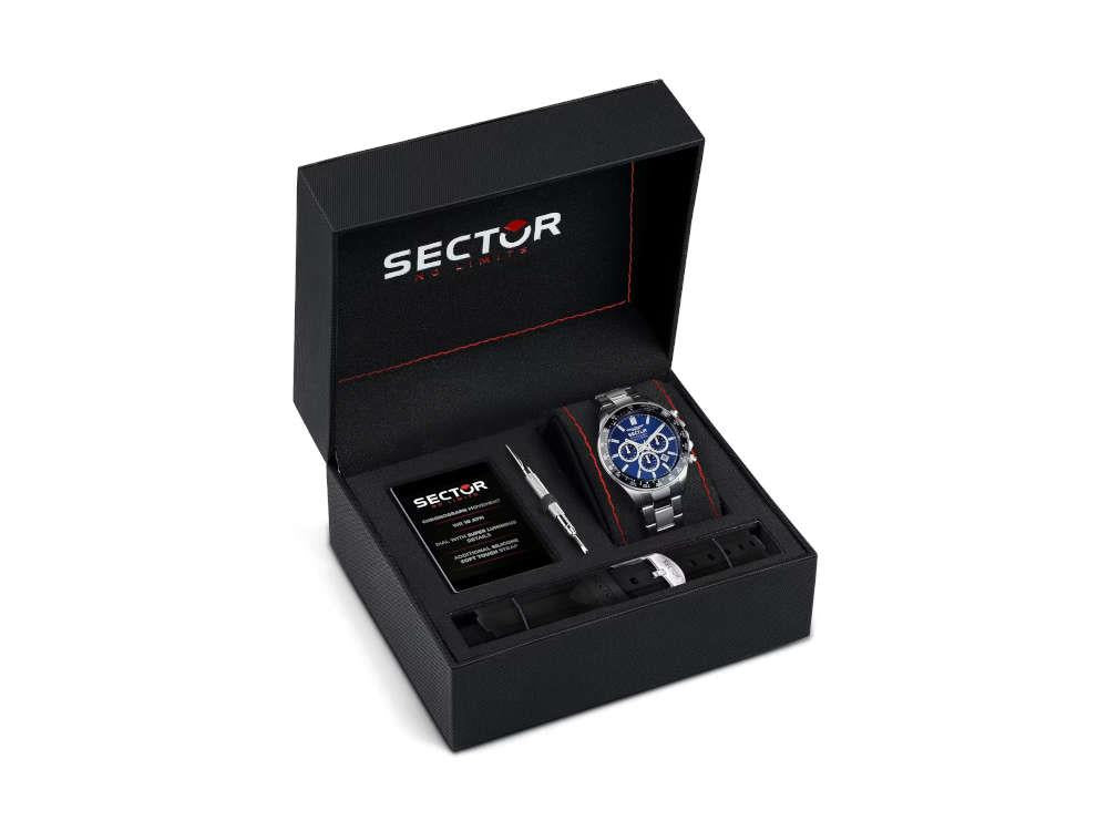 Sector No Limits 230 Quartz Uhr, Blau, 43 mm, R3271661028