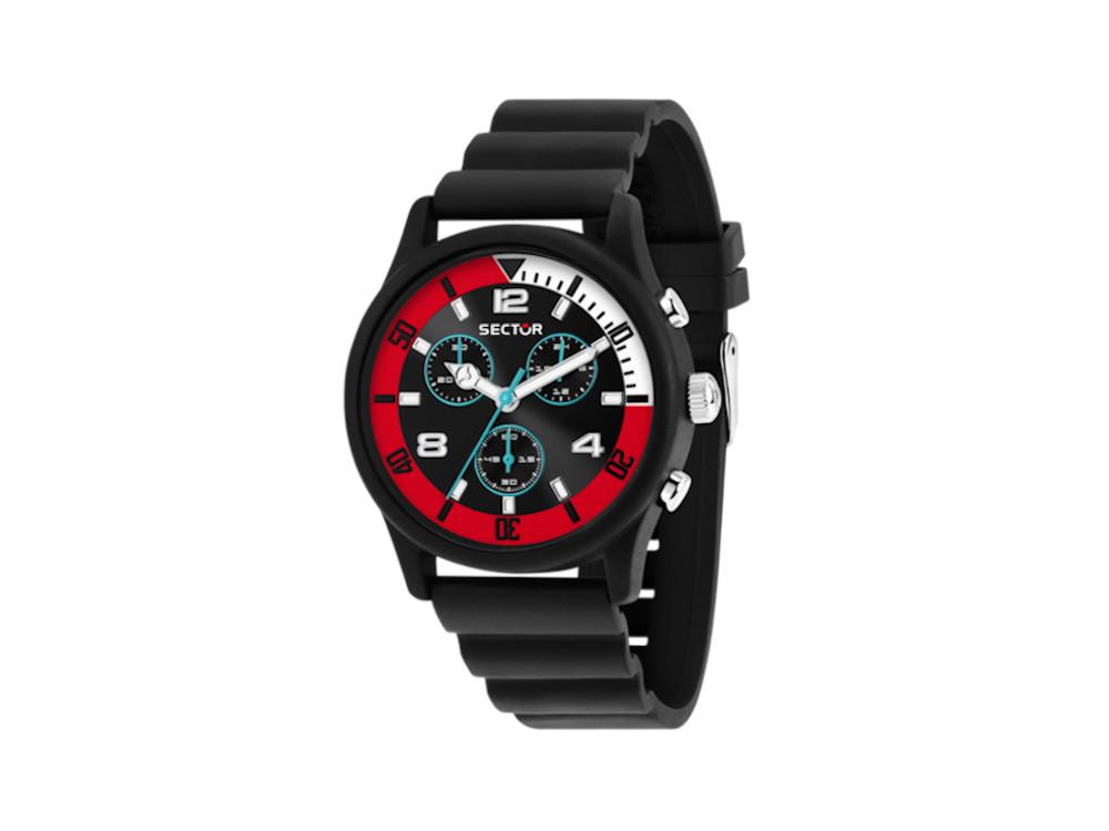 Sector No Limits H2O Quartz Uhr, Schwarz, 43 mm, R3271718001