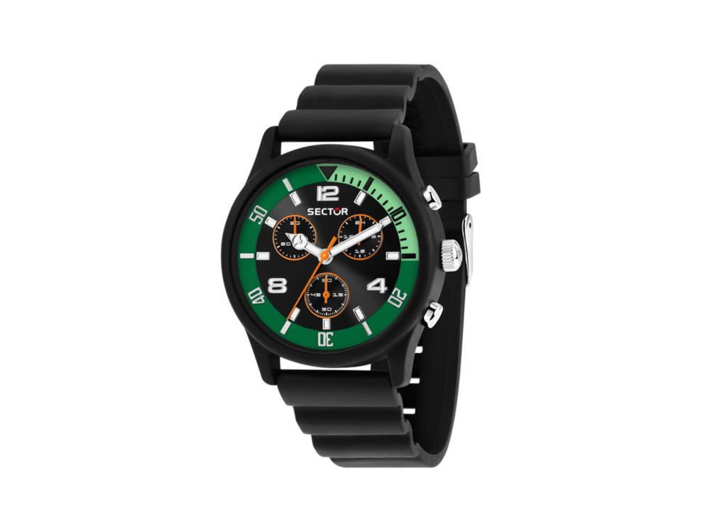 Sector No Limits H2O Quartz Uhr, Schwarz, 43 mm, R3271718002